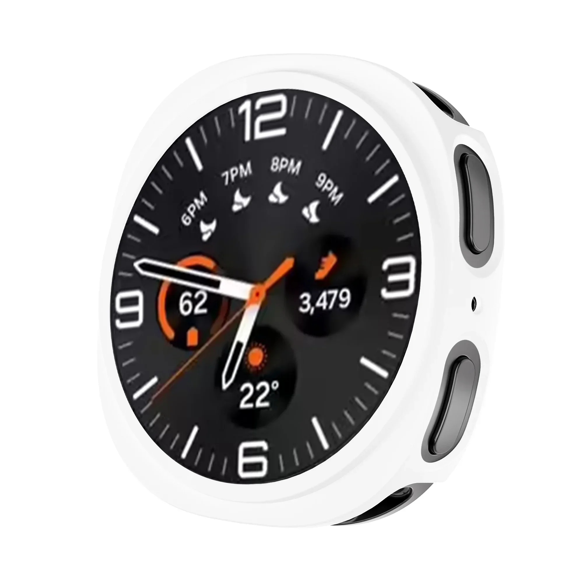 Samsung Galaxy Watch 8 40mm/44mm用PCケース、[強化ガラスなし]スリム耐衝撃保護バンパーカバー、Samsung Watch 8用
