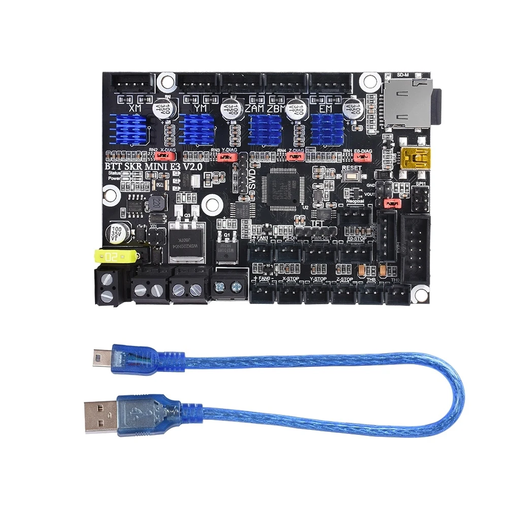 BIGTREETECH SKR MINI E3 V2.0 Board 32bit Onboard TMC2209 Double Z-axis interface Upgrade For Ender3 Ender5 CR10 VS SKR V1.4