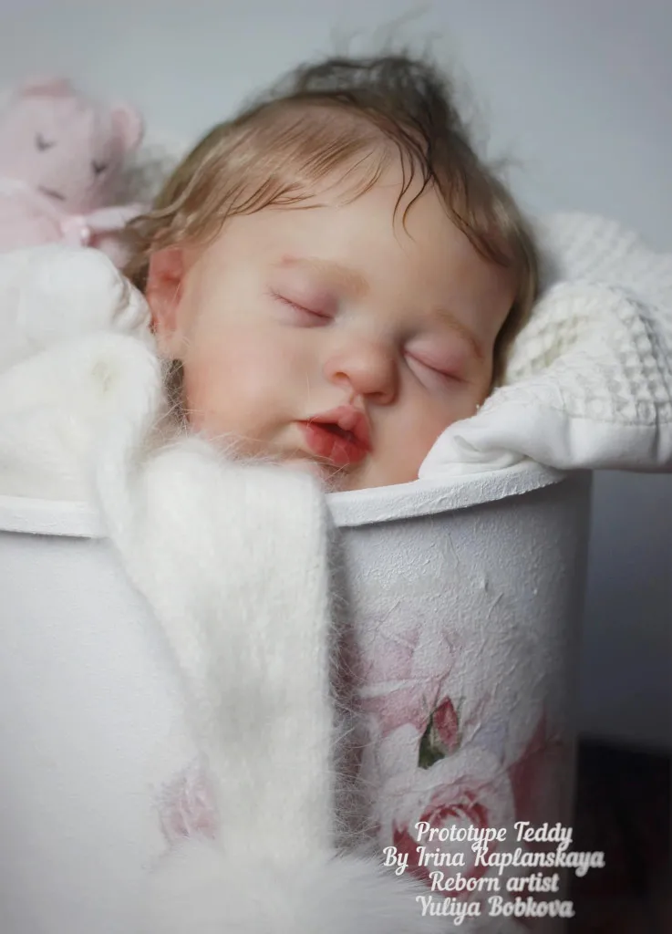 NPK-Kit de muñeco realista de 20 pulgadas, peluche sin terminar sin pintar, bricolaje con cuerpo de tela, Color fresco, tacto suave para coleccionistas