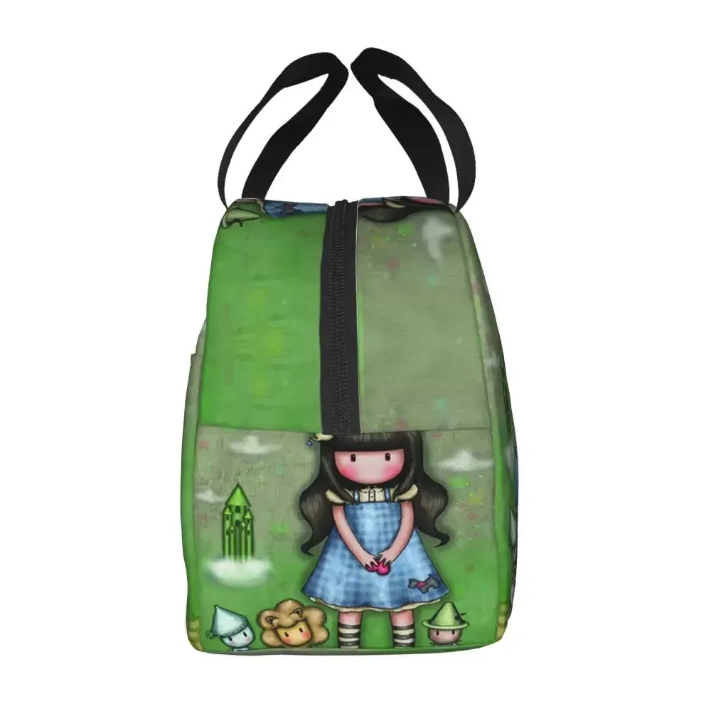 Custom Goliath Doll Gorjuss Lunch Bag Men Women Thermal Cooler Insulated Lunch Boxes for Children School