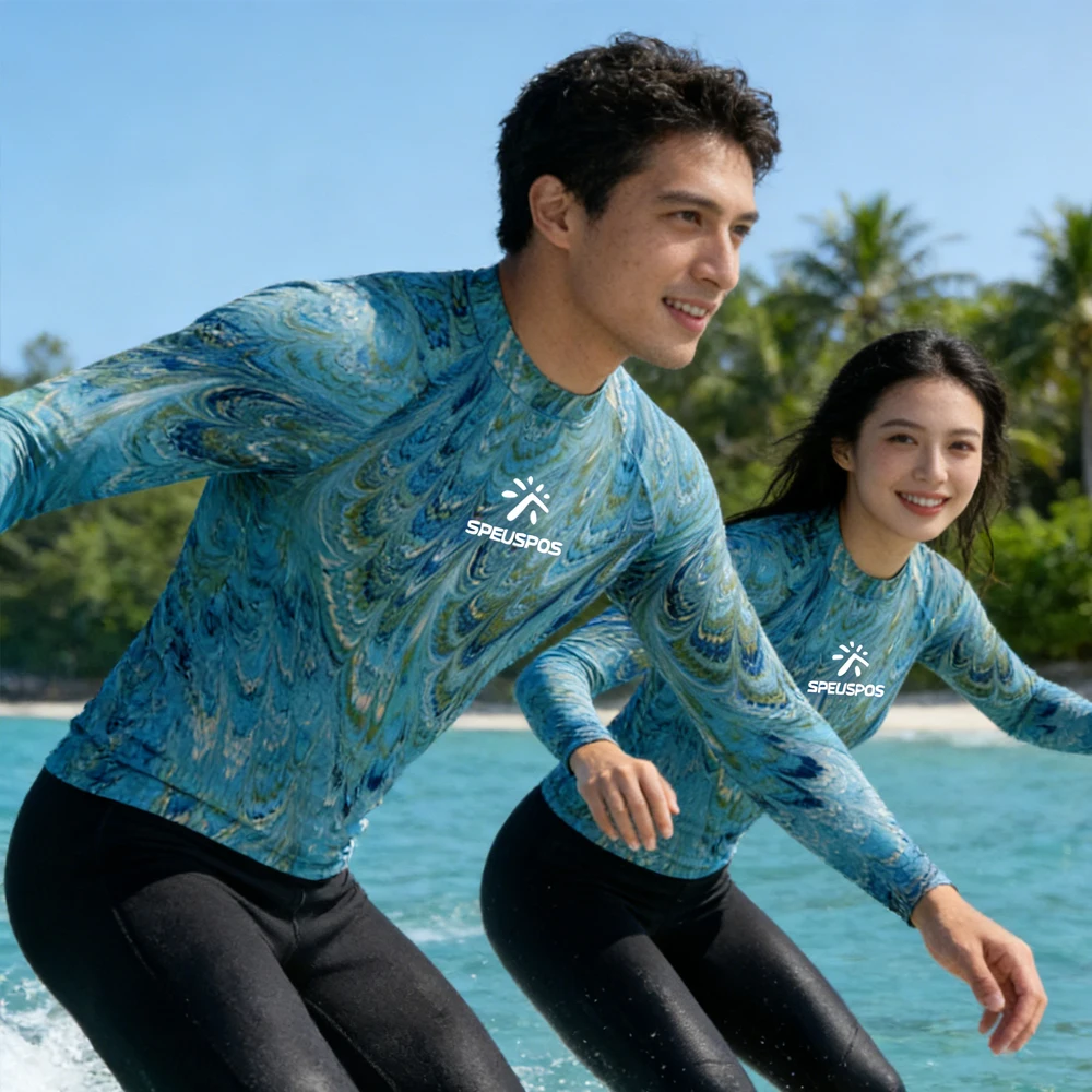 

Одежда для серфинга с длинным рукавом для мужчин и женщин, рубашка для плавания, рашгард, одежда для серфинга, пляжная одежда, топ для туризма, рыбалки, водных видов спорта