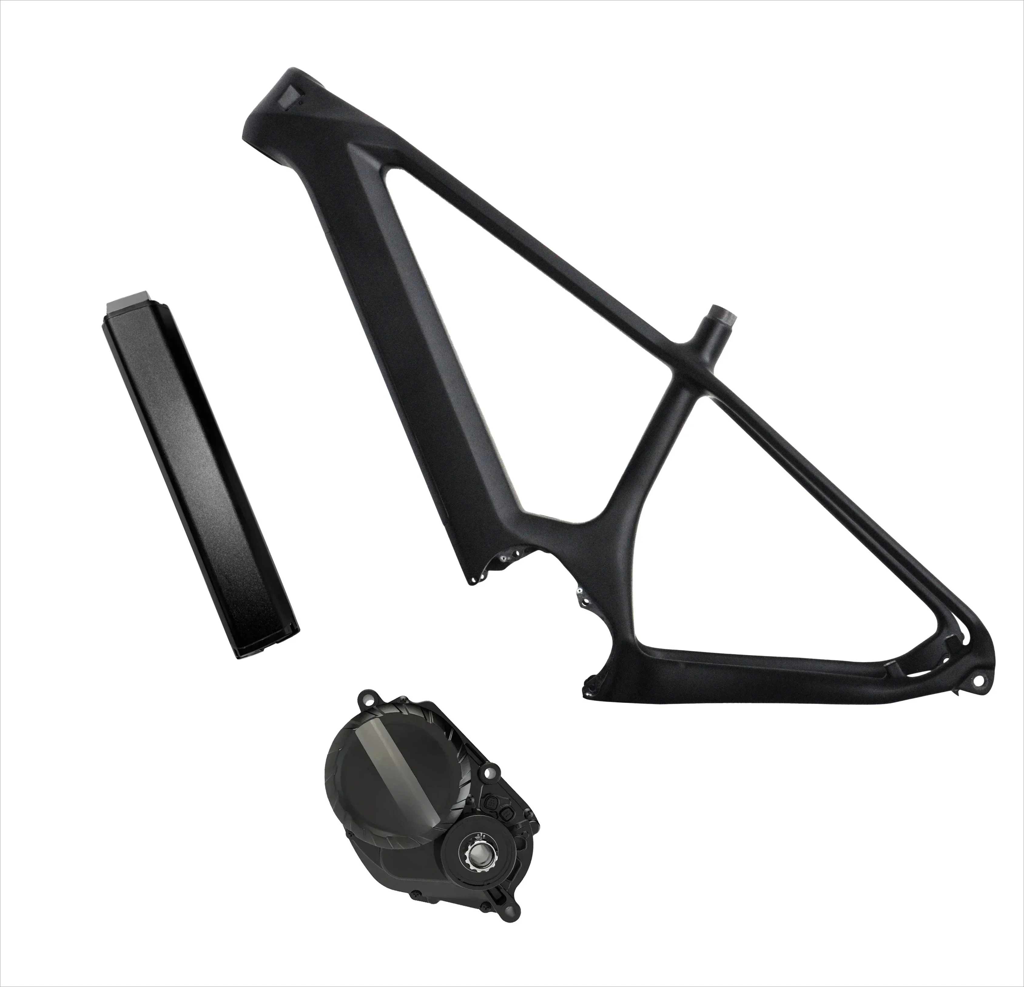 E14 Hard Tail Carbon Fiber Ebike Frame For Bafang M510 M560 M600 Motor 29er