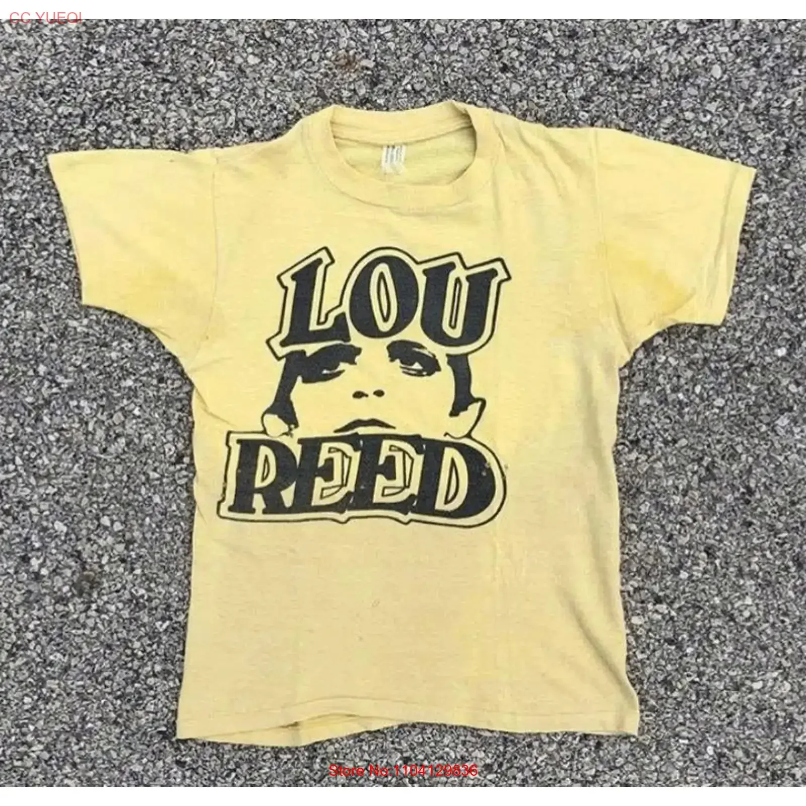 Lou Reed The Velvet Underground band 90s Rare T shirt Basic NH19712 vintage Washed streetwear Casual Stylish Comfortable