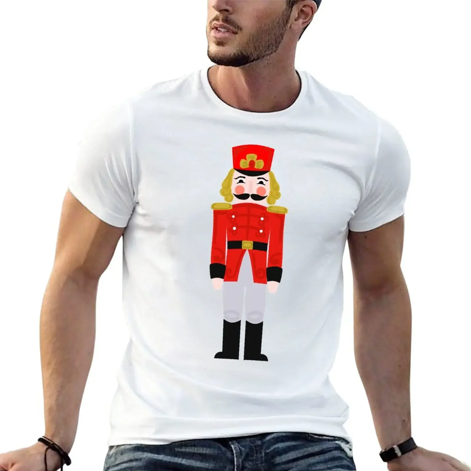 Nutcracker Soldier T-Shirt funnys hippie clothes quick drying T-shirts for men cotton