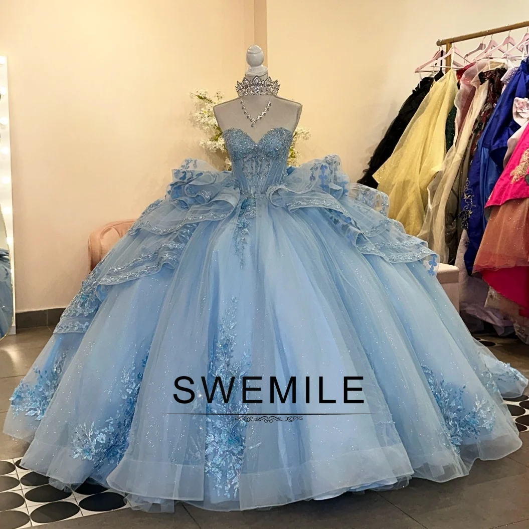 light green prom dresses Tulle Strapless Formal Dresses 21153 Custom Colors / Custom Size Crystal Blue A New Day Womens Colour:Rose Gold 21153 Style