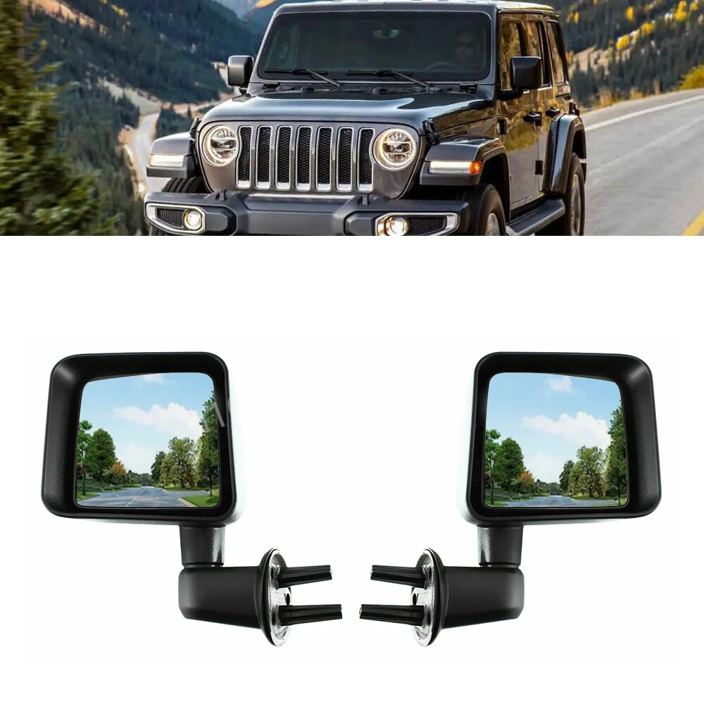 Driver Left/Right Side Mirror Blind Spot For Jeep Wrangler JK 2011-2013，2015-2018 View Mirror