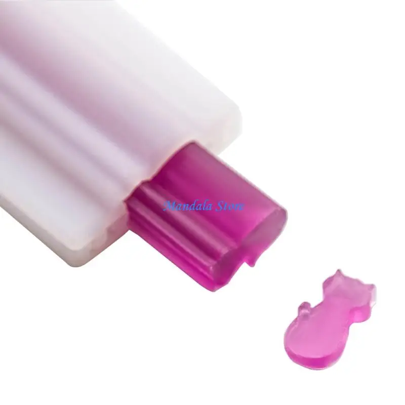 

U2JC Long Soap Making Molds Christmas Column Cake Candy Baking Mould