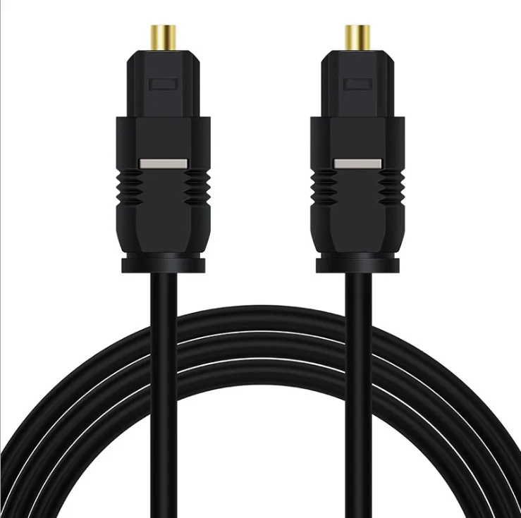 Cable Óptico Toslink 90 Grados 20 cm - Conector Dorado - imagen 3