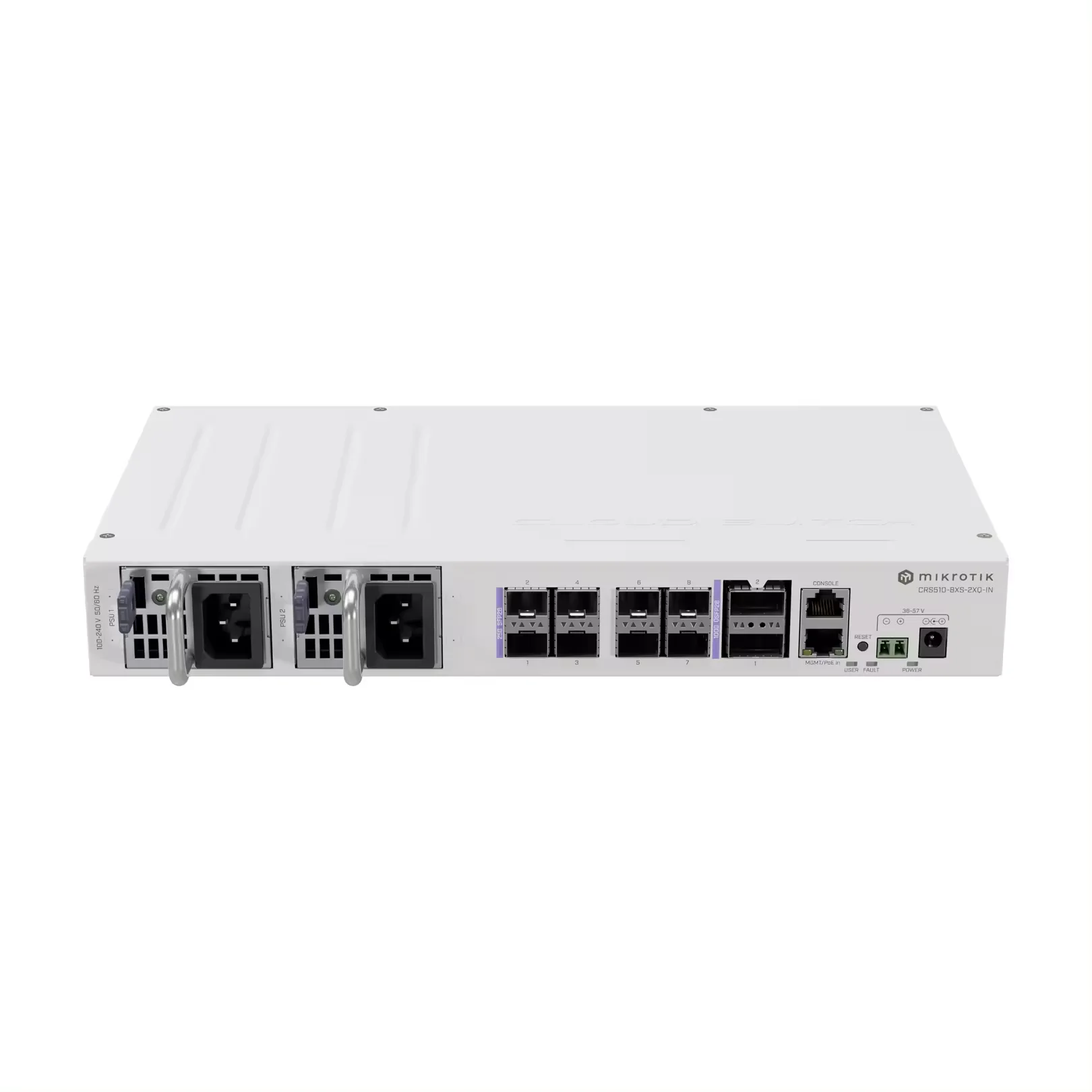 

CRS518-16XS-2XQ-RM MikroTik 100 Gigabit CRS510 Cloud Router Switch - CRS510-8XS-2XQ-IN