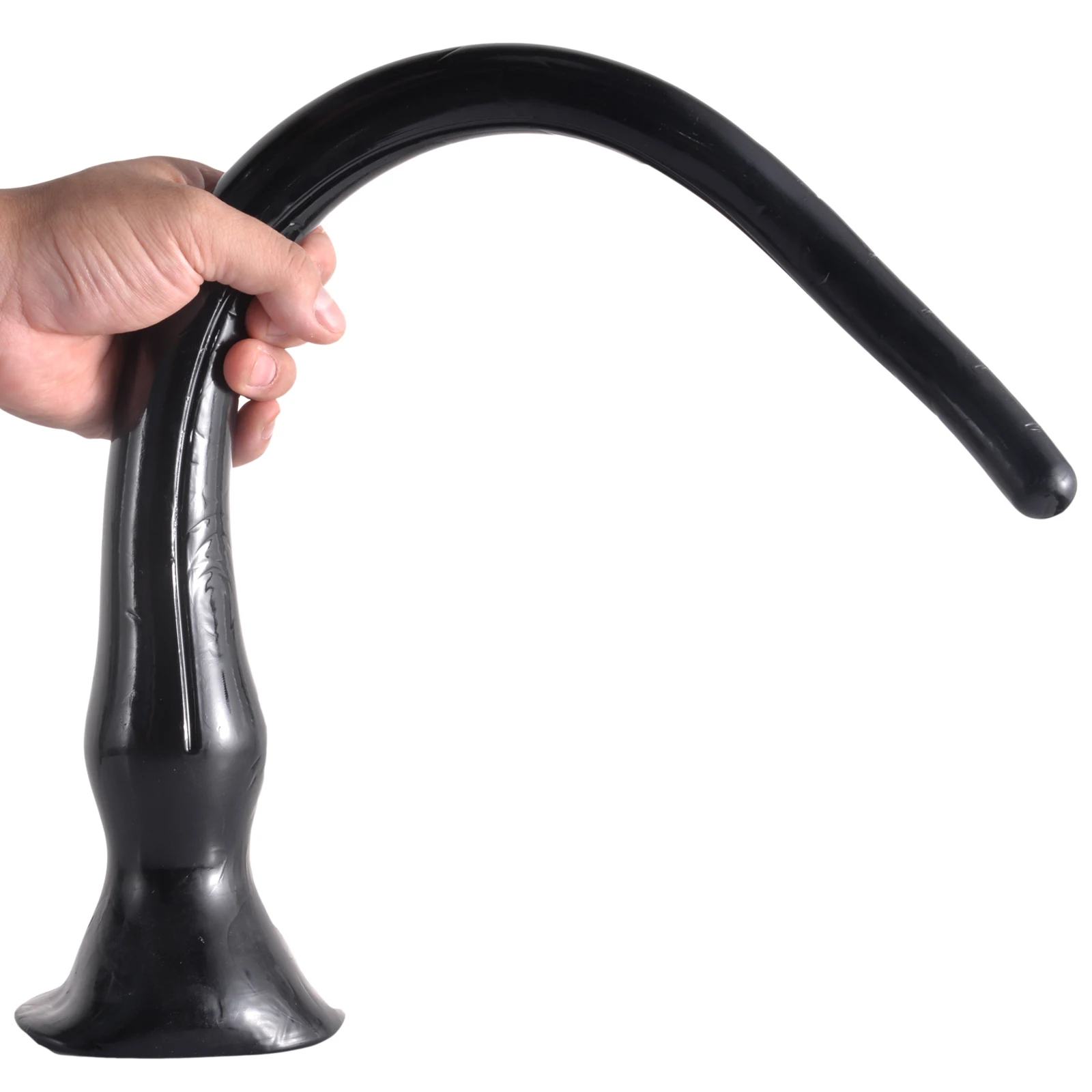 

Measurable Scale Anal Strip Black Whip In-depth Prostate Massager Soft G-Spot Dildo Butt Plug Adult Sex Product Sexy Toy Sexshop