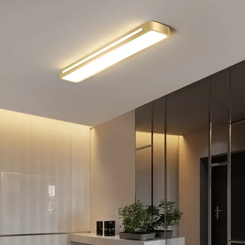 Modern LED Ceiling Light for Bedroom Balcony Corridor Lighting  Hall Kitchen Rectangular Home Decoration Ceiling Lamp Fixtures