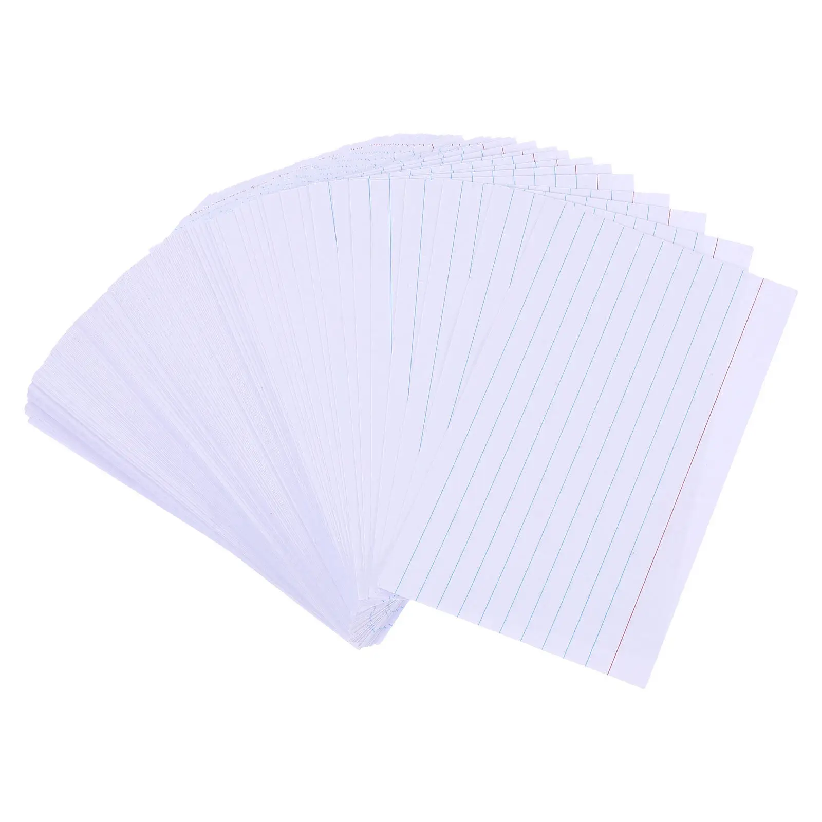 400Pcs Note Card For Index Cards For School Office Worker Horizontal Ruled 4X6 American Style Study Flashcards