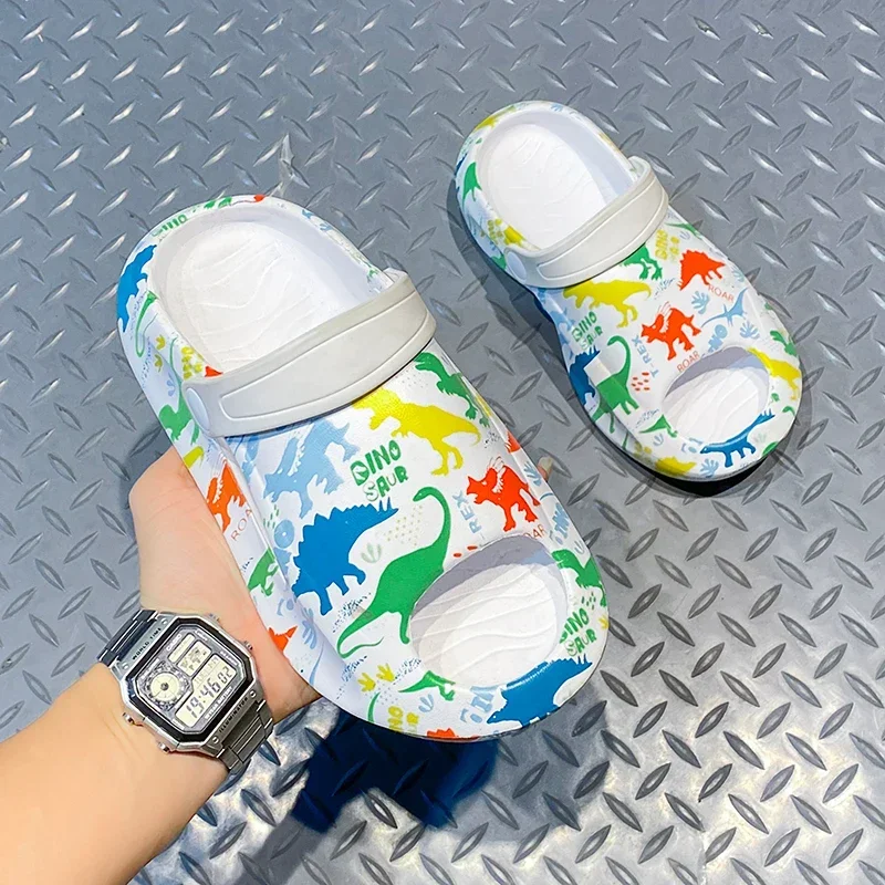

Boy Girls Sandals Cartoon Printed Shoe Kids Breathbale Summer Beach Shoe Toddler Shoes Toddler Shoes Soft Sole Slippers