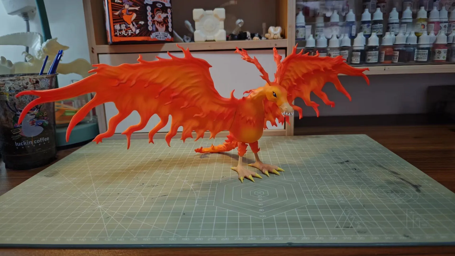 15cm-20cm Birdramon Garudamon Model Toy Digimon Adventure Model Gk Customize Devimon Wingspan 43cm 