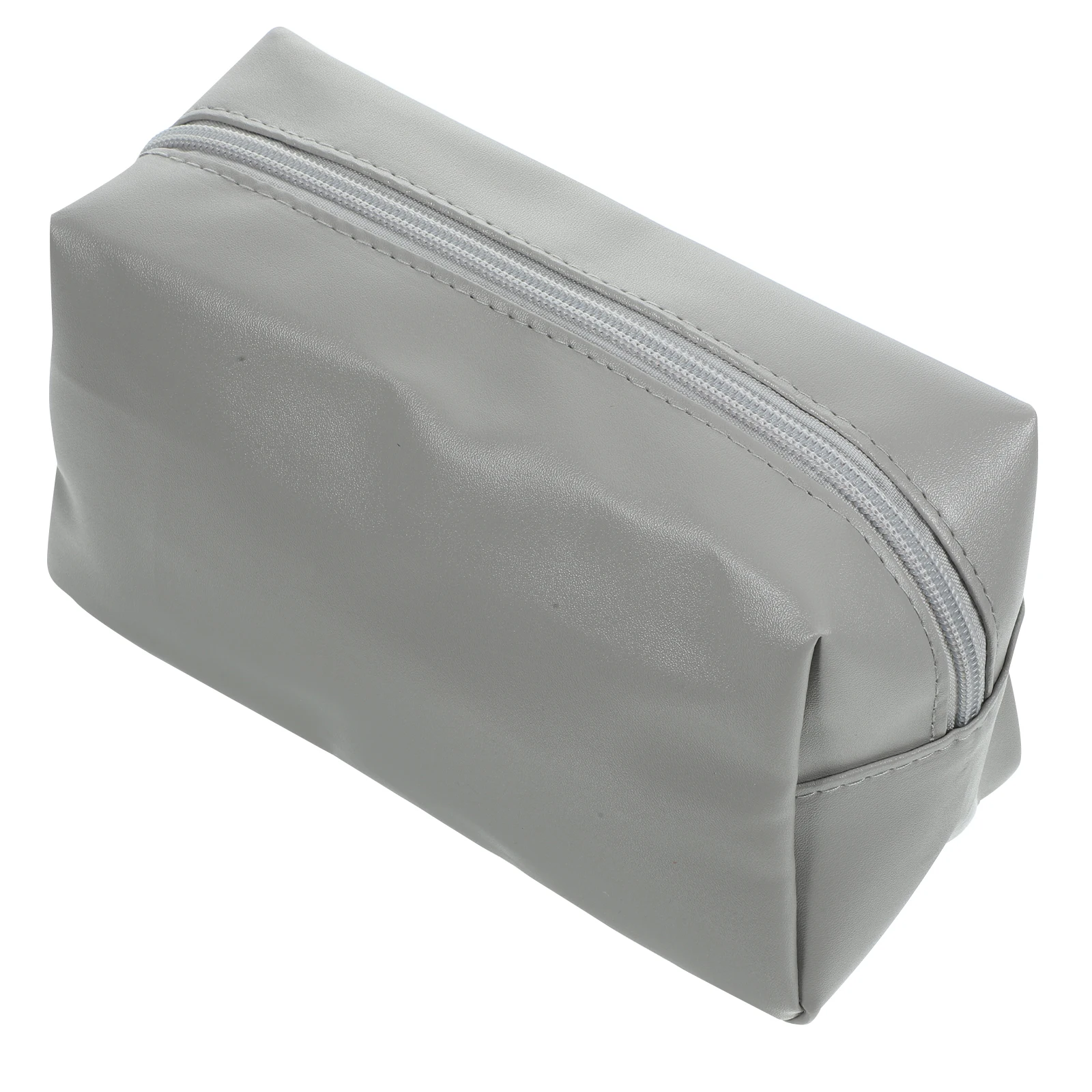 

Waterproof Bag Women Travel Storage Organizer Grey Aluminum Alloy Portable Makeup Pouch for Outdoor Toiletry Use