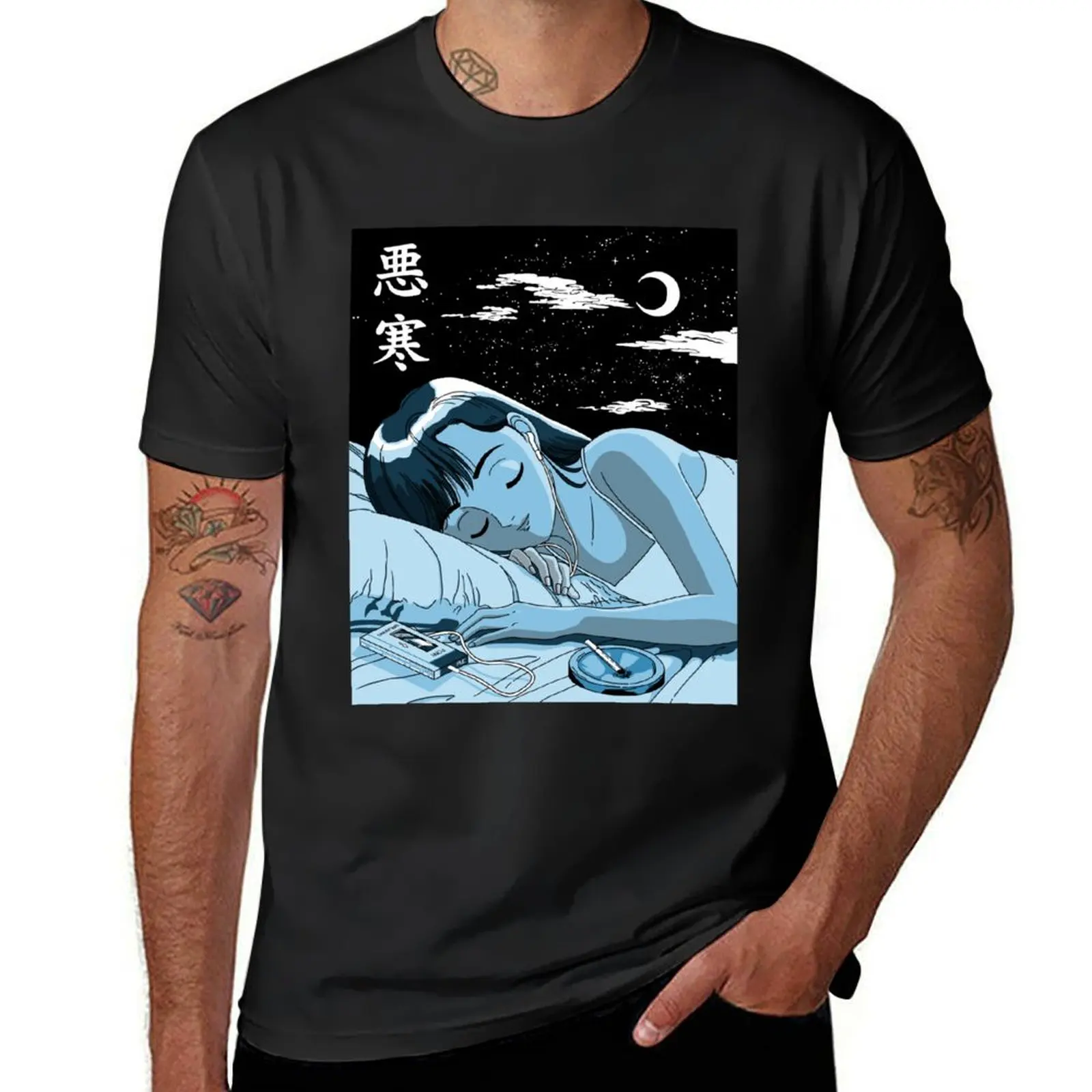 Chill Lofi Sleep T-Shirt tops Short sleeve tee quick drying t shirt men