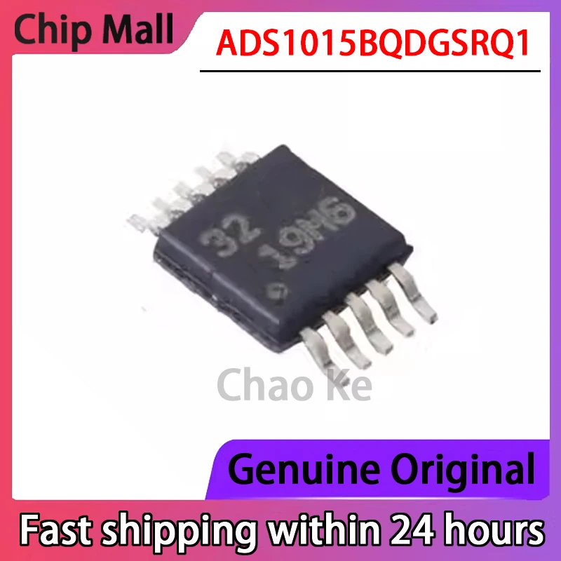 

5 шт. новые аналогово-цифровые преобразователи ADS1015BQDGSRQ1 VSSOP-10 с маркировкой 19M6, микросхемы IC, в наличии