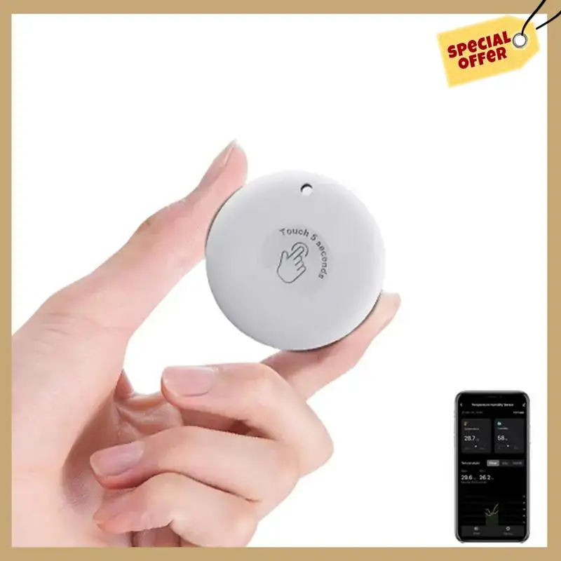 أداء مستقر-Tuya Bluetooth PT216B مقياس درجة الحرارة والرطوبة الذكي مقياس الحرارة الداخلي والخارجي مستشعر الرطوبة G