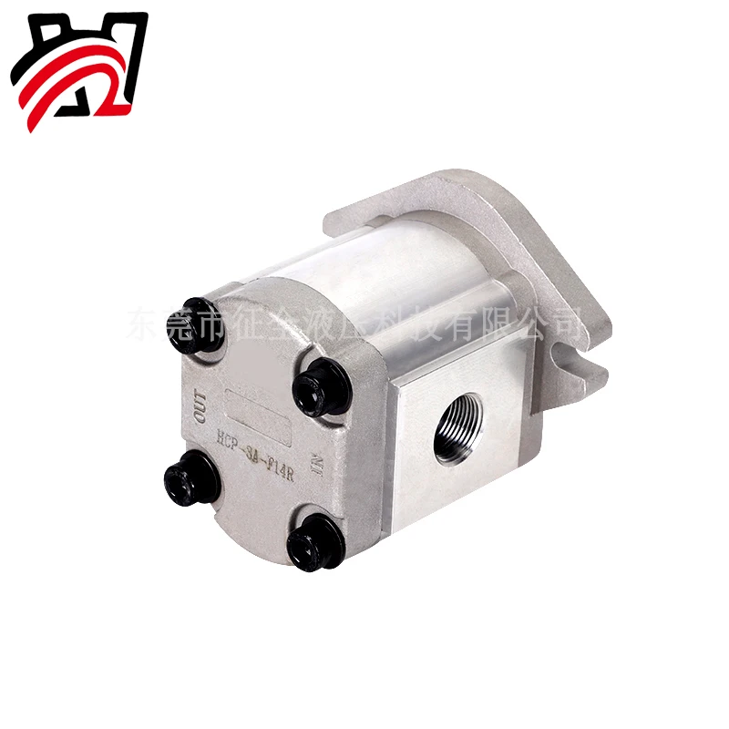 Zhengquan HGP-3A Single High Pressure Gear Pump Hydraulic Gear Pump with Manual Pressure Regulating Valve Gear Oil Pump