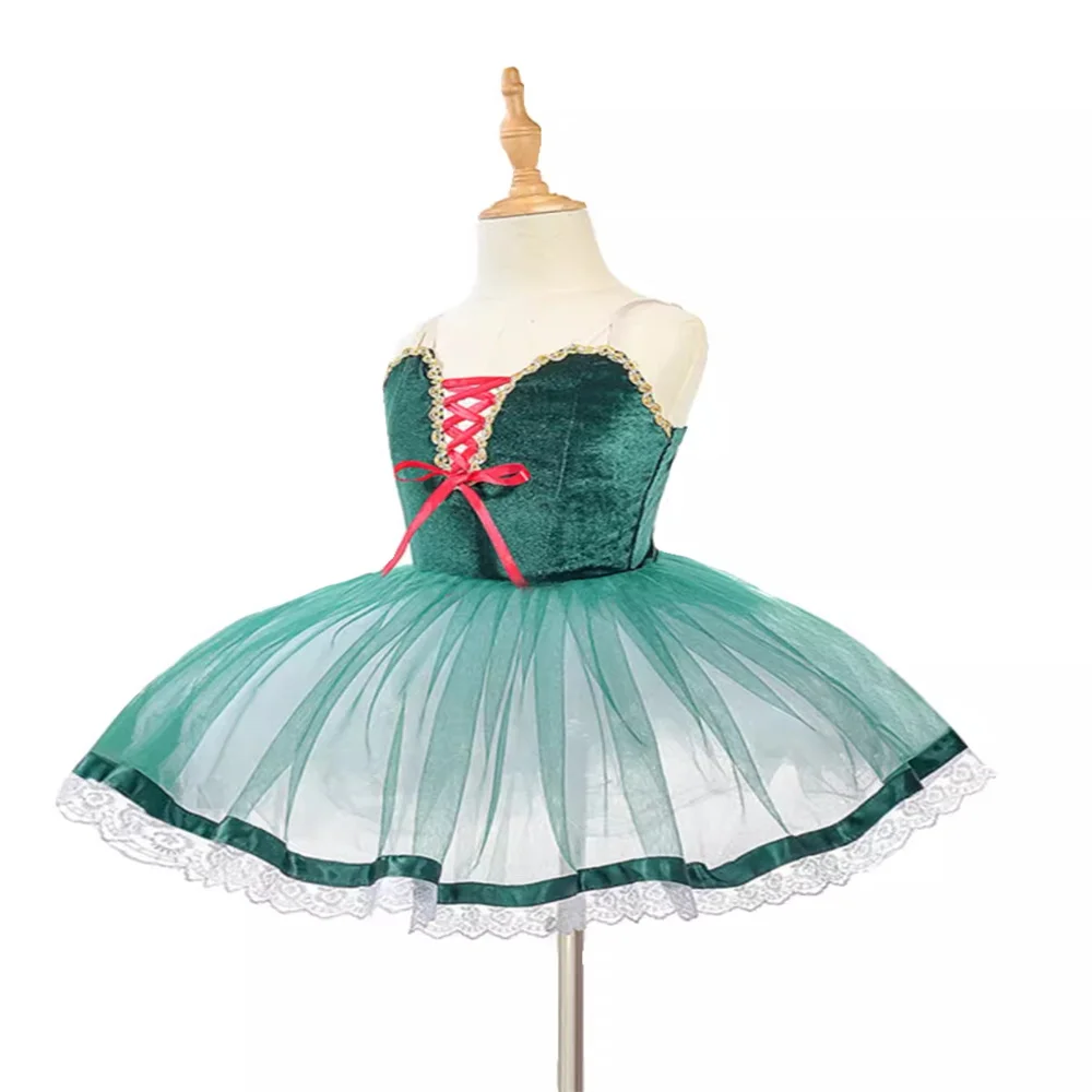 Falda de Ballet para niñas, traje de actuación, faldas largas de tutú, vestido de Ballet profesional del lago de los Cisnes, ropa de danza del vientre, bailarina