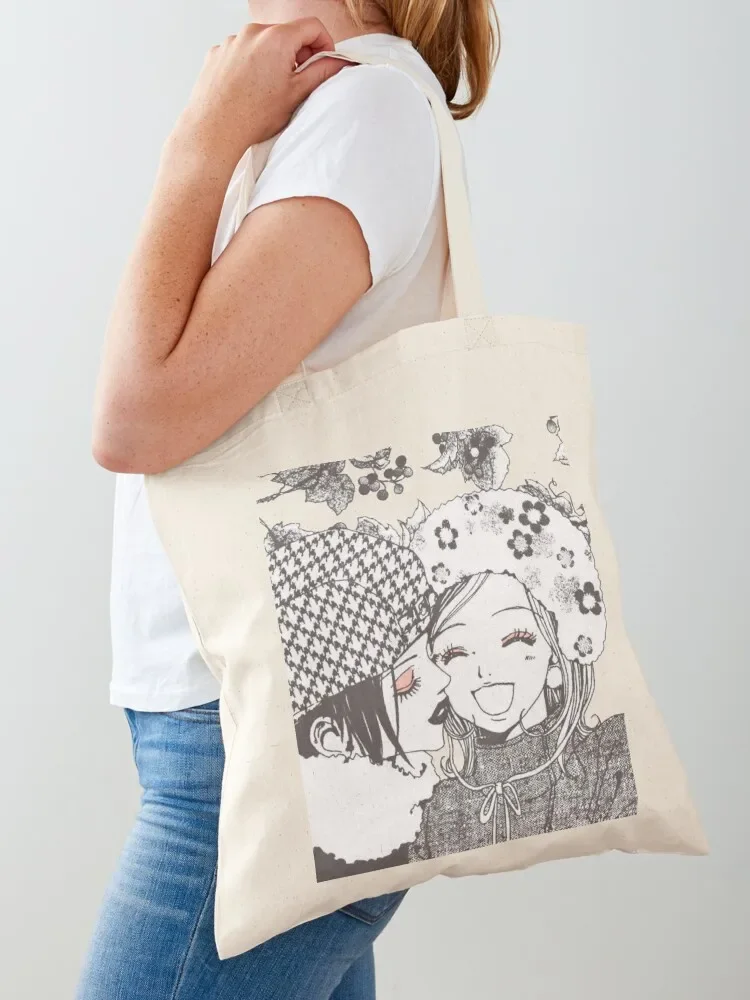 

Nana Osaki And Nana Komatsu Anime Sticker Tote Bag large size bags women bag bags for women Portable shopping bag