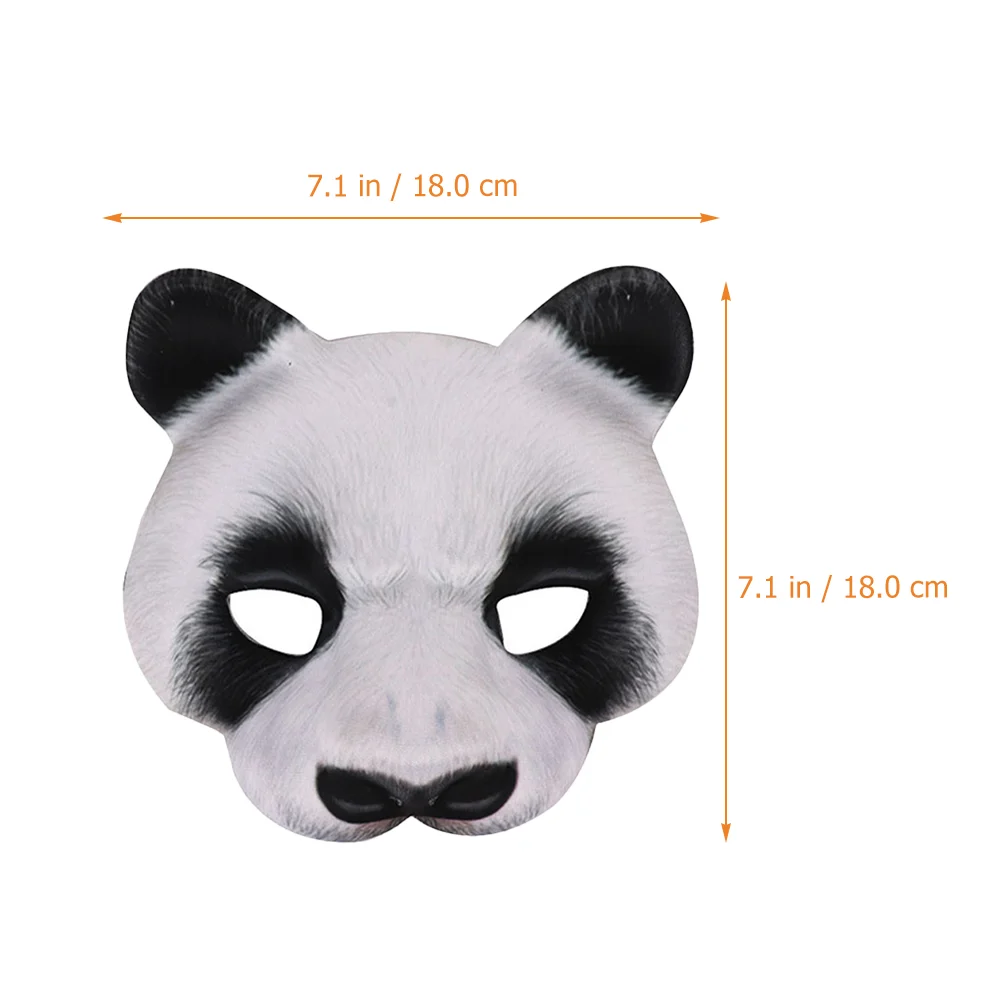 Panda Maska Kostium Cosplay Masquerade Animal Halloween Party Supplies Dekoracja Makijaż