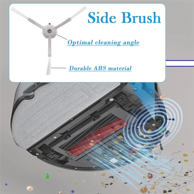 N18R Części zamienne i akcesoria do Roborock S8 / S8 Plus / S8 Pro Ultra: szczotka główna, szczotki boczne, filtr HEPA, mop, worek na kurz