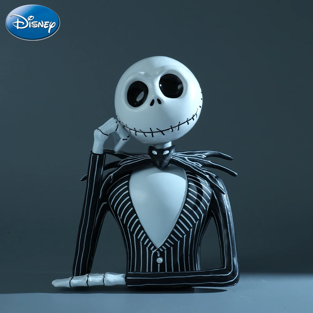 Disney Officially Licensed Jack Statue Bank PVC NBC Movie Peripheral Collectible  Money Bank Gifts for Valentine's Day