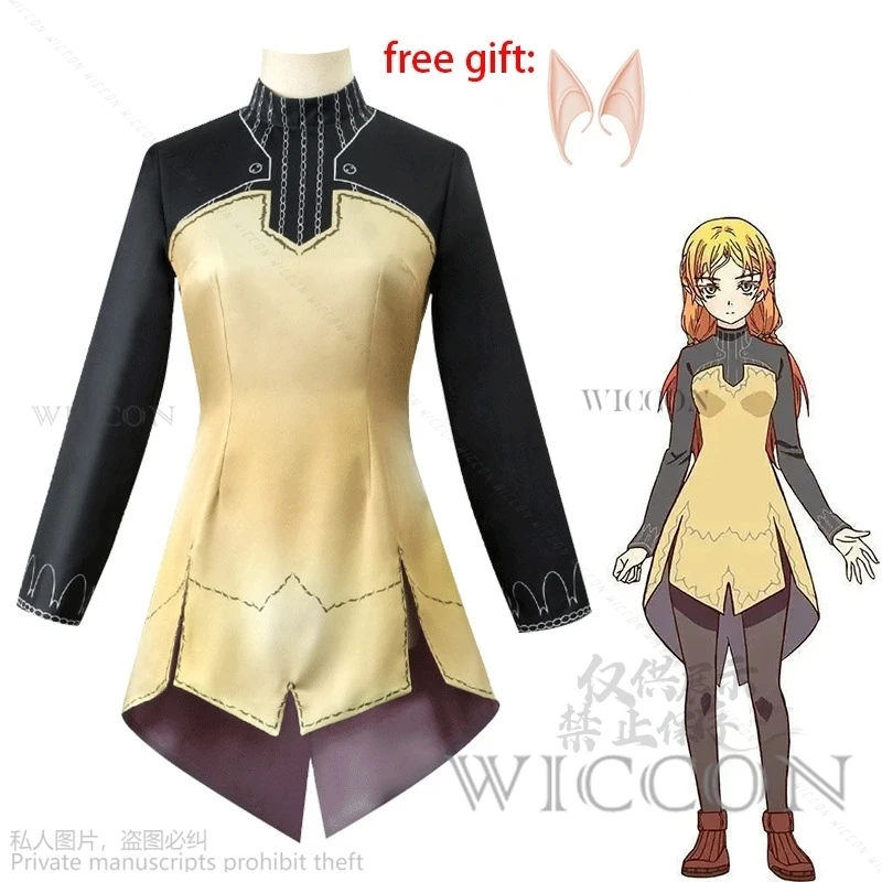 Anime Isekai Ojisan Uncle From Another World Cosplay Tsundere Elf Cosplay Costume Dress Lolita Uniform Ojisan Takafumi Women