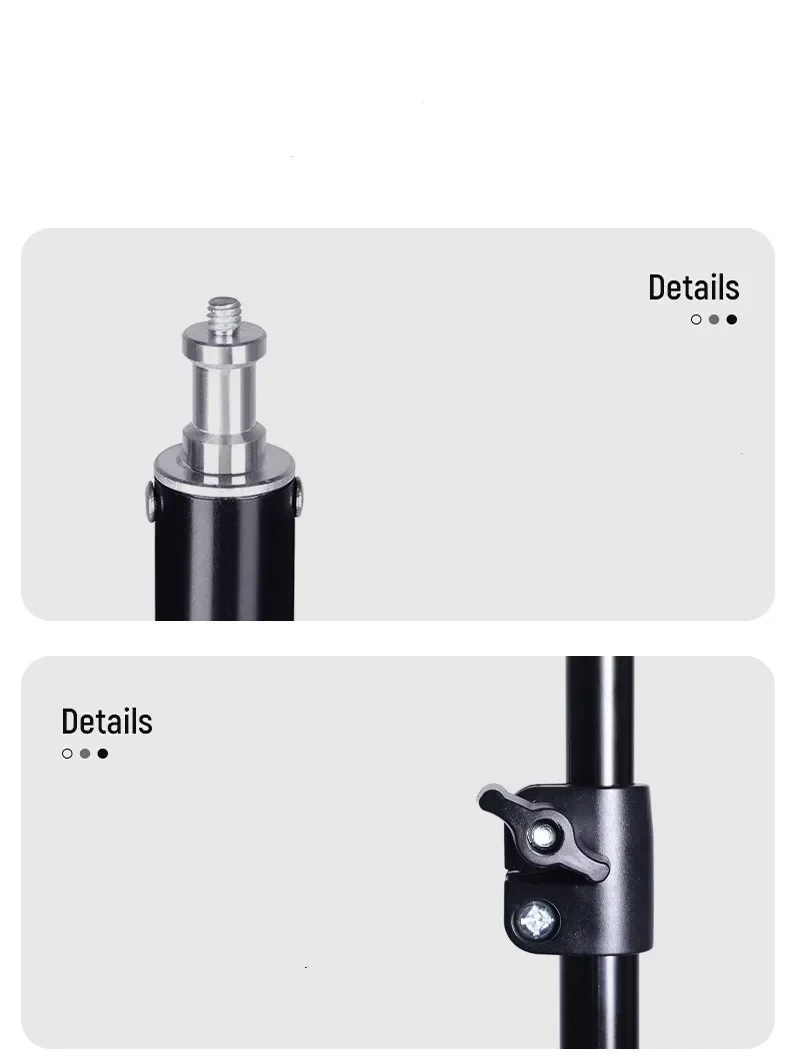 55cm/110cm/160cm Light Stand Heavy Duty With 1/4 Screw For Photo Studio Diffuser Tripods Ring Lamp Softbox Photography Tripod