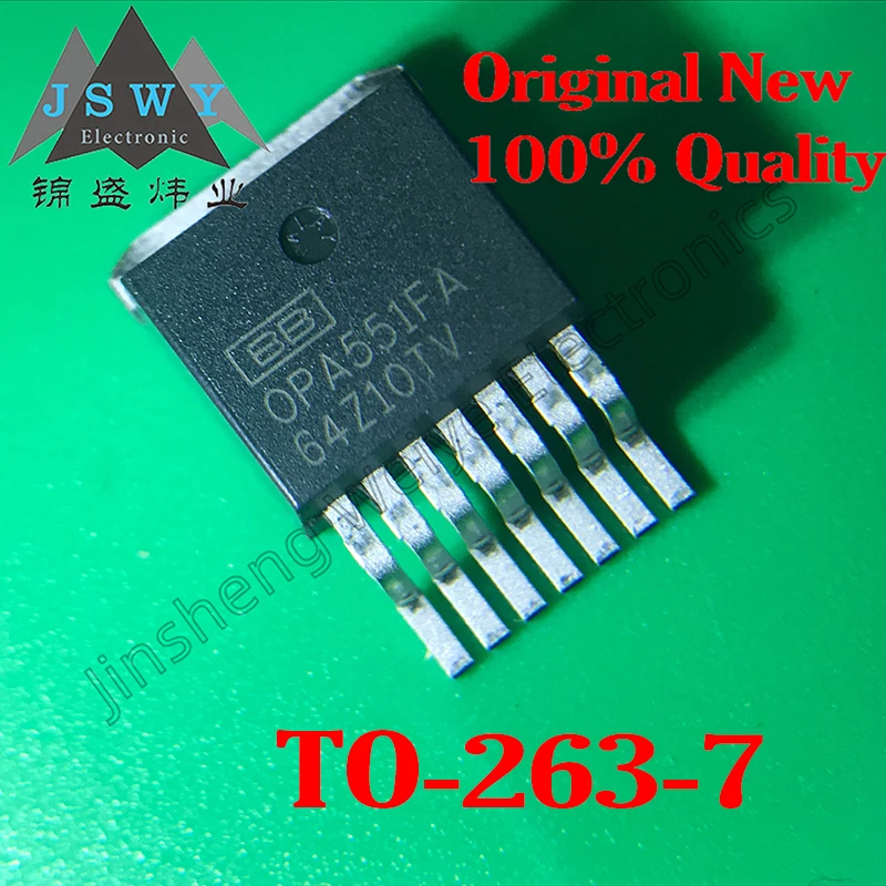 

5~10PCS OPA551FA OPA551 OPA552FA OPA551 SMD TO-263-7 Operational Amplifier IC 100% Brand New and Genuine Free Shipping