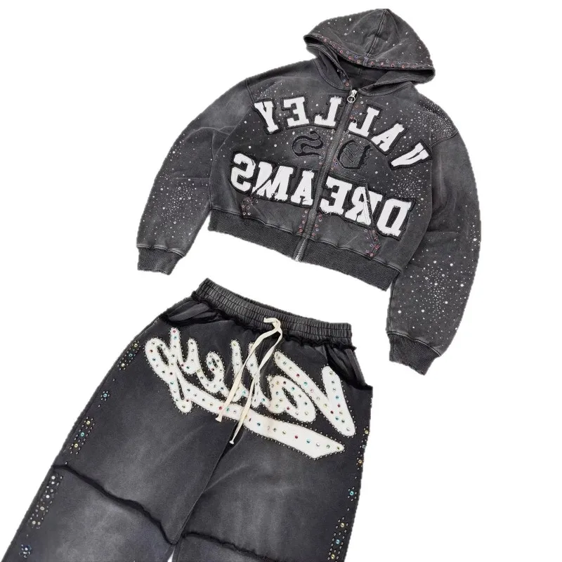 valley dreams hoodie Dark Style Men's and Women's Loose Casual Design with a Sense of Hygiene, Hooded Sweatshirt and Retro Style