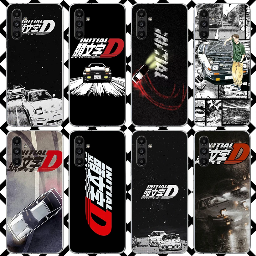 Amine Intital D AE86 Phone Case for Samsung Galaxy A17 A37 A57 A16 A26 A36 A56 A15 A25 A35 A55 A14 A24 A34 A54 A13 A23 A33 A53 G
