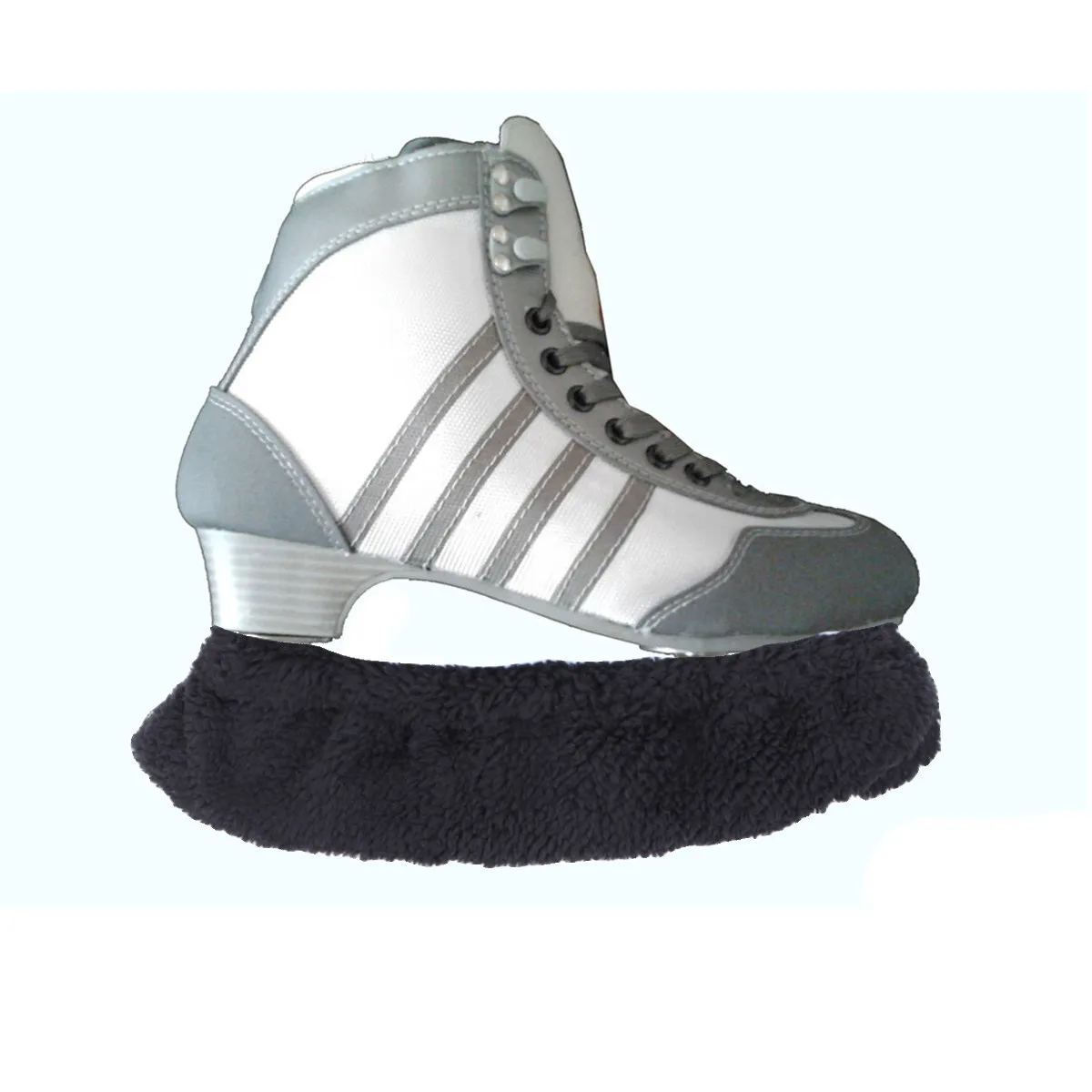 

2 пары удобных легких защитных чехлов для коньков для хоккея, черные, размер S. Идеальный подарок, практичные чехлы для коньков.