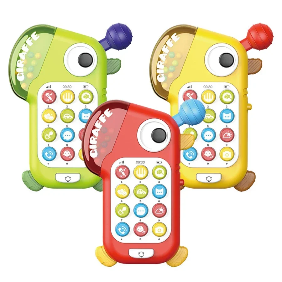 

Children's Lighting Music Dinosaur Simulation Early Education Mobile Phone Cartoon Enlightenment Learning Story Machine Toys