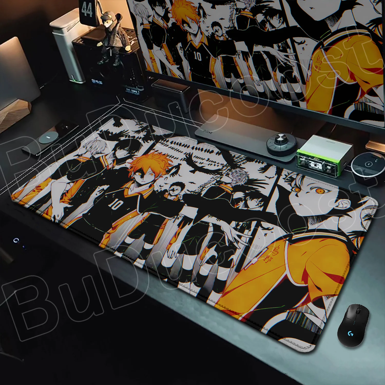 Novo anime haikyuu mouse pad tapete de borracha pc mesa de jogos tapete de mesa portátil xxl antiderrapante teclado de computador tapetes de mesa de escritório