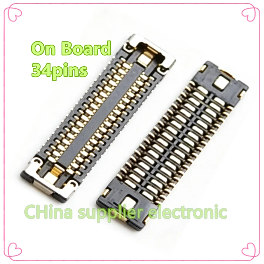 LCD display base motherboard cable connection On Board Flex 34pins For VIVO Y70S Y52S