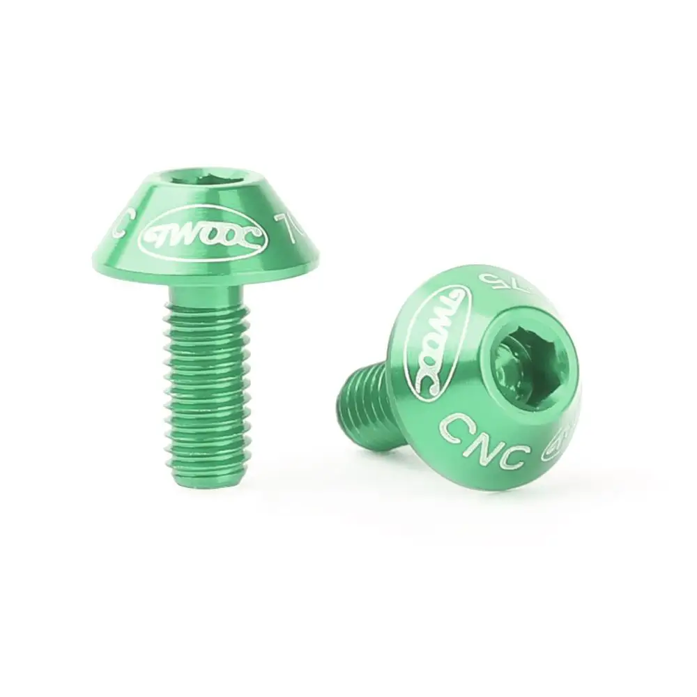 Boulons de bouteille d'eau en alliage d'aluminium pour vélo de montagne, vis de support en acier inoxydable, accessoire durable, 2 pièces