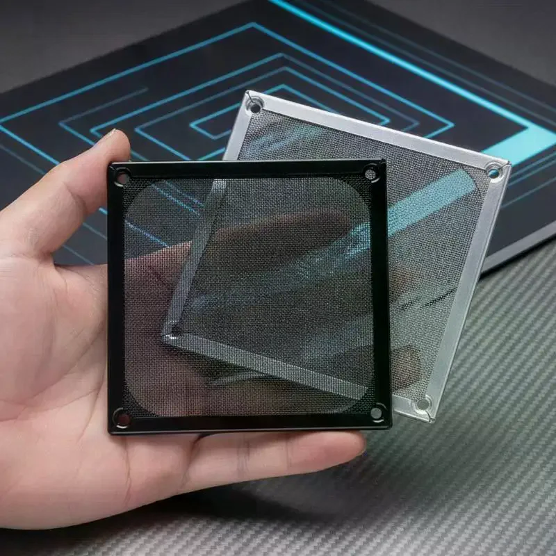 Durable Metal Mesh Fan Dust Cover Dustproof Heat Dissipation Filter Guard 6/8/9/12cm for Server Case Cooling System