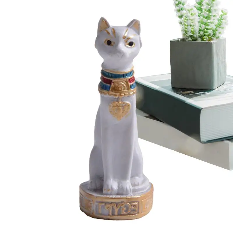 Egyptische Kat Standbeeld Beeldje Vintage Kat Godin Bastet Standbeeld Tuinhuis Hoge Kwaliteit Kat Standbeeld Ornament Voor Tuinhuis