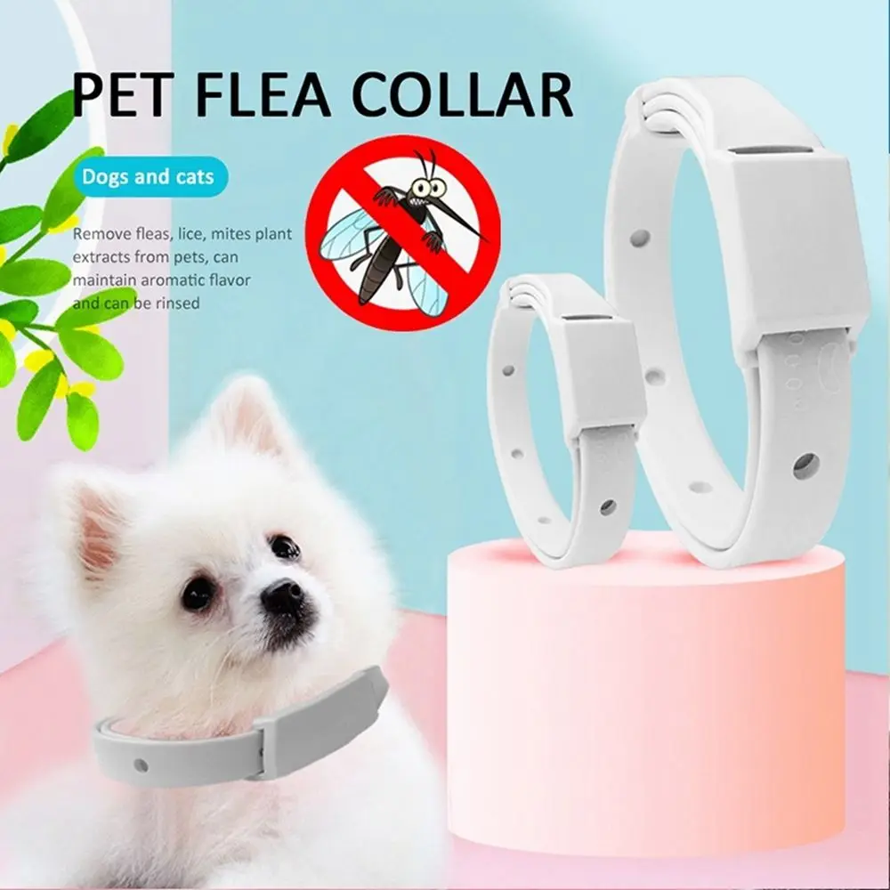 Retractable Cute for Cat Dog Silicone Anti Flea Anti Ticks Dog Flea Repeller Dog Cat Collar Flea Collar Puppy Collar