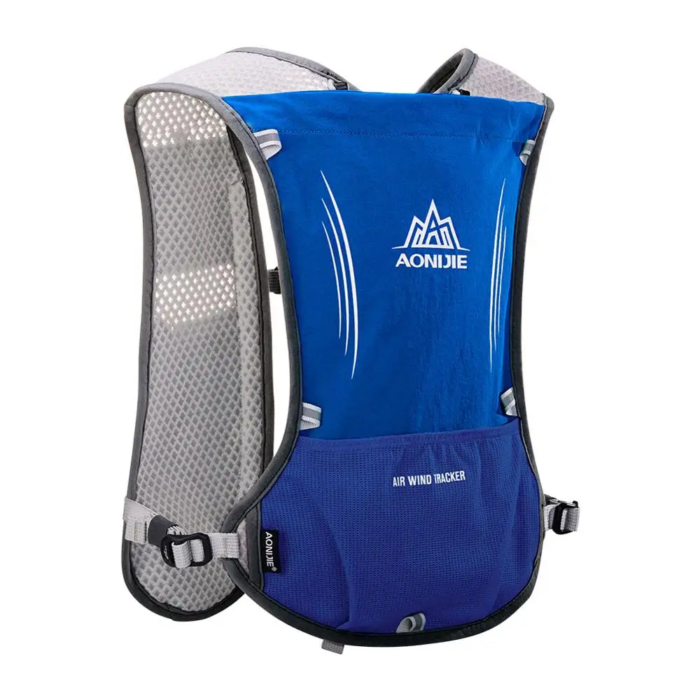 AONIJIE E913S 5L Trink Rucksack Rucksack Tasche Weste für 2L Wasser Blase für Lauf Marathon Rennen Sport 600ML Wasser flaschen