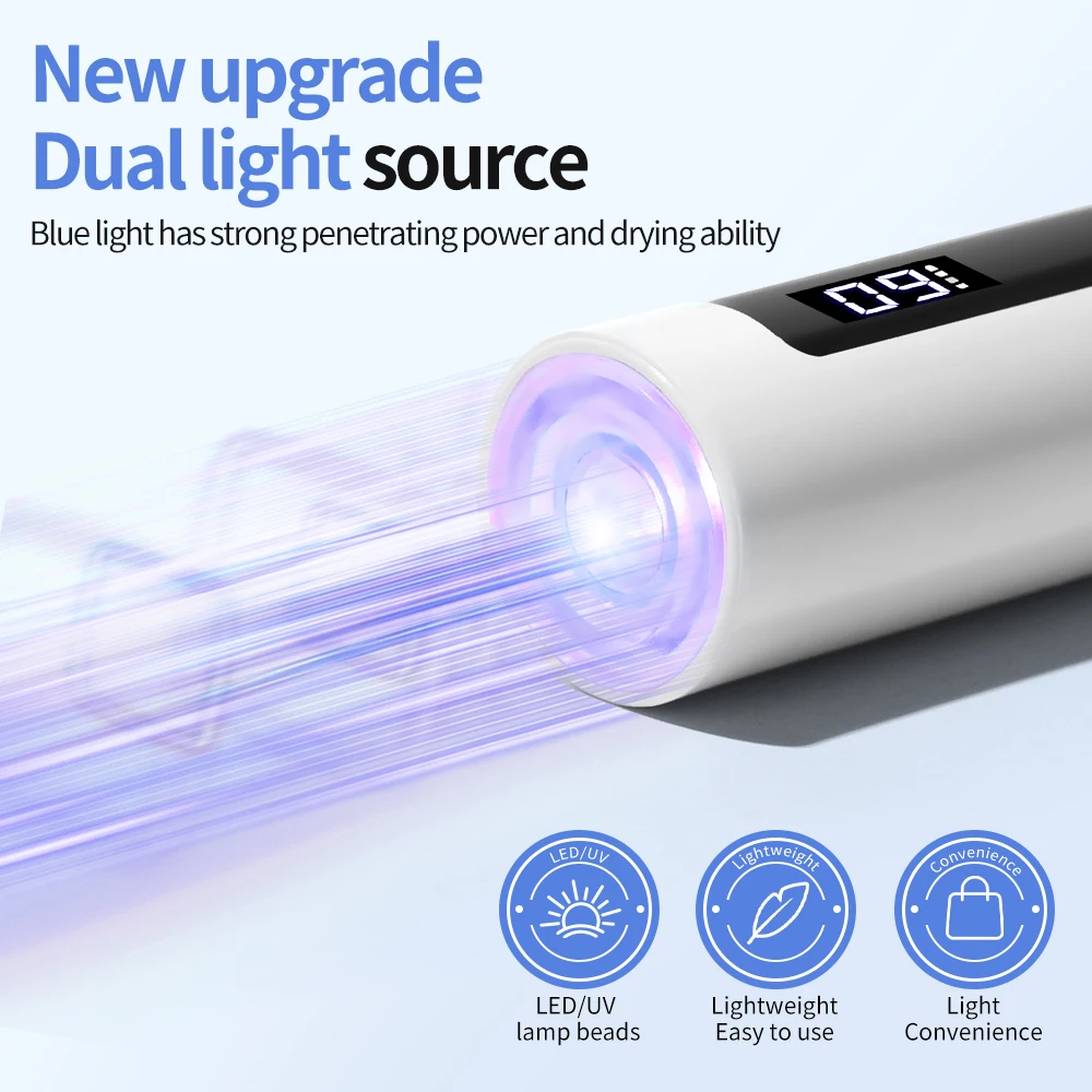 USB ชาร์จมือถือเครื่องเป่าเล็บชุดโคมไฟ UV/LED Quick แห้งเจล Polish Curing เครื่องมือสําหรับเจล Polishes - โคมไฟเล็บ
