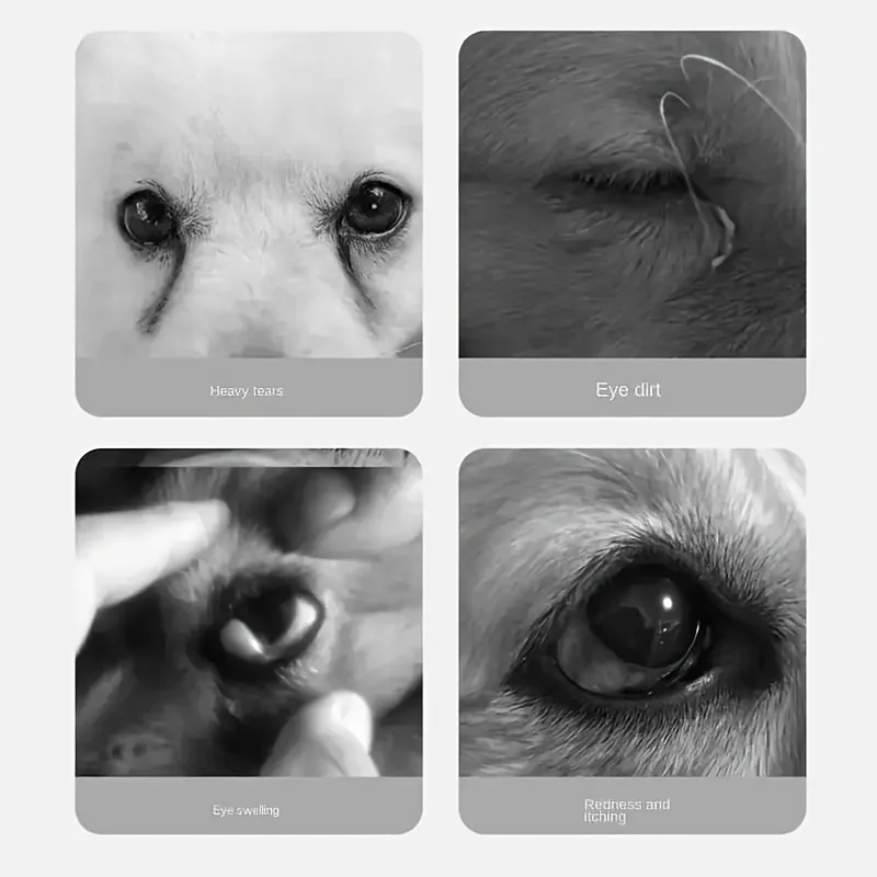 130PCS Pet Eye & Ear Cleaning Wipes Gentle Tear Stain Remover Wipes For Dogs & Cats Pet Ear & Eye Washing Pads