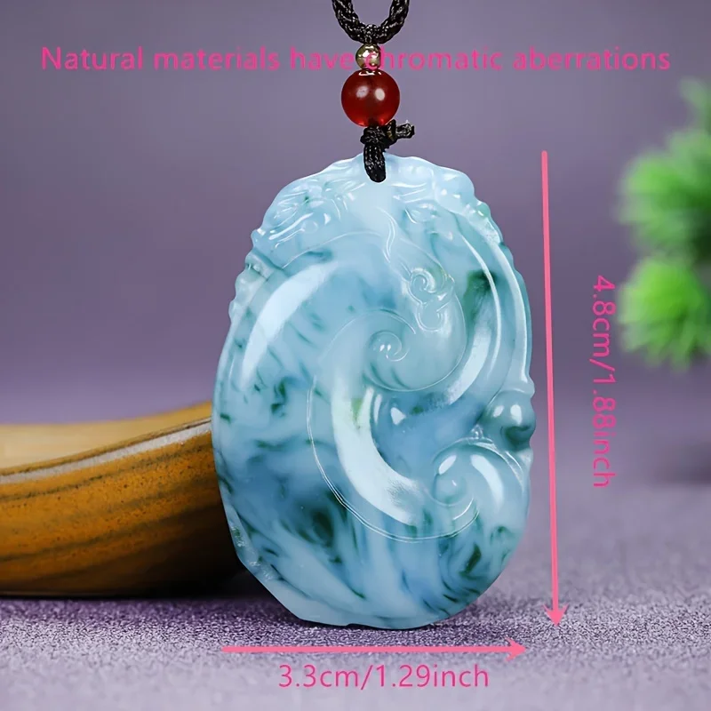 1 piece Floating Flower Ruyi Men's Auspicious Pendant