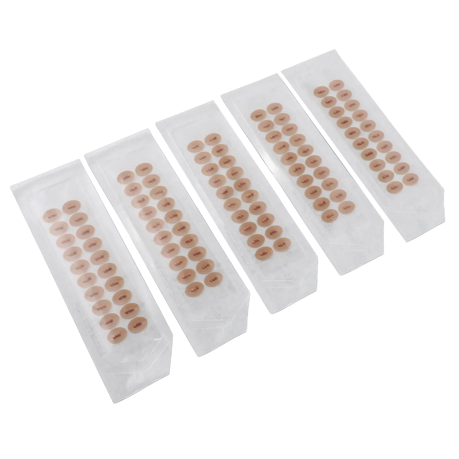 100Pcs Ear Acupressure Stones Bian Stone Pressure Stimulation Pressure Point Ear Massage Patch Pressure Point Ear Massage Patch