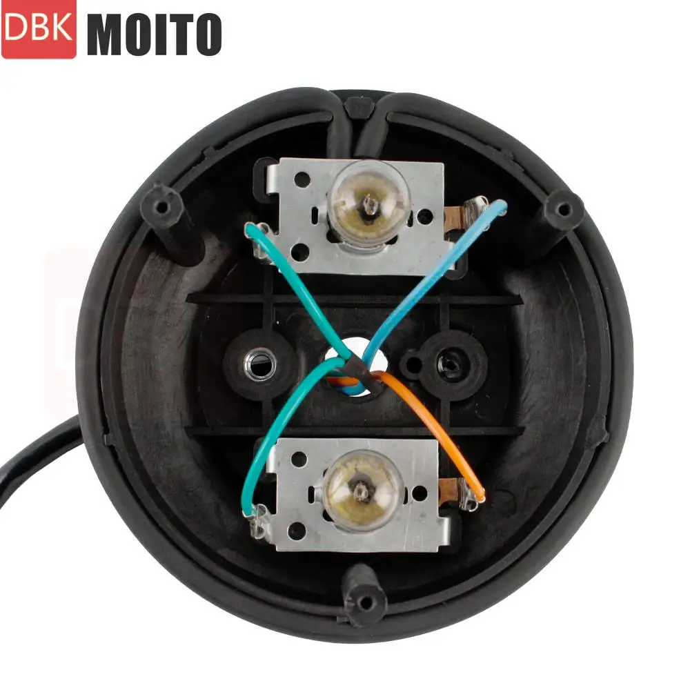 دراجة نارية الذيل الفرامل ضوء لوحة ترخيص مصباح ل MZ ETZ 150 250 251 301 ل Simson SR50 S51 لسوزوكي TS125 TS150 TS250 #4