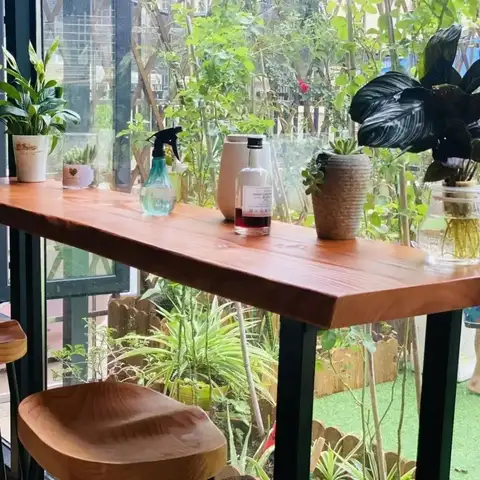 （VIP3）Home Living Room High-end Solid Wood Bar Stool Birch Stool Dining Room Indoor Outdoor Chair