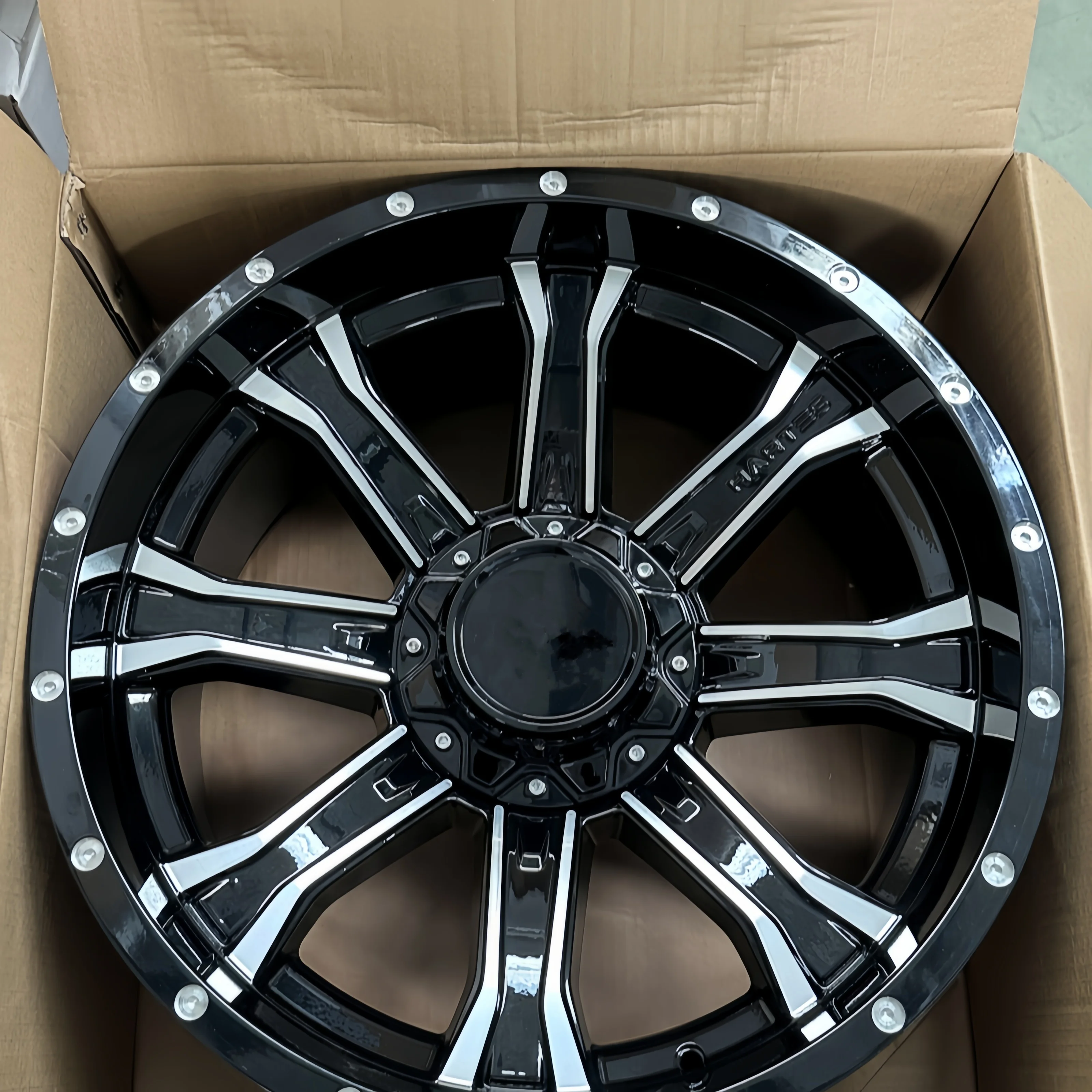 Robuste 22 x 12 Offroad-Räder PCD 5 x 114,3–8 x 180 für GMC Sierra 3500 Chevrolet Silverado 2500 Toyota Sequoia Ford F-350