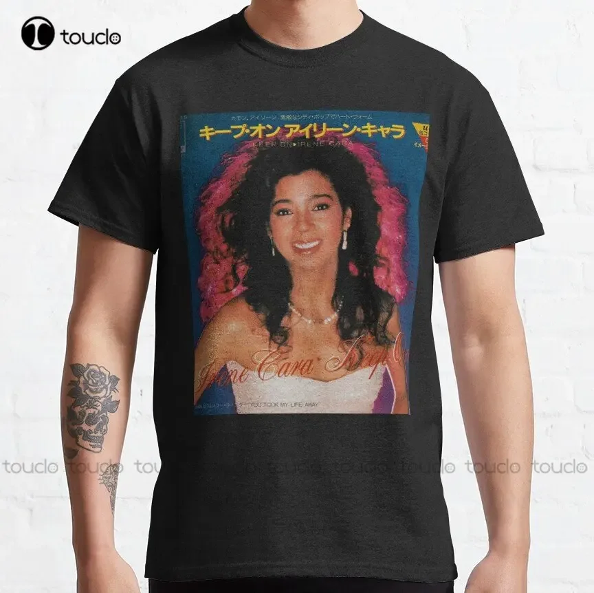 R.I.P Irene Cara Classic T-Shirt T-Shirts For Women Custom Aldult Teen Unisex Digital Printing Tee Shirts Creative Funny Tee